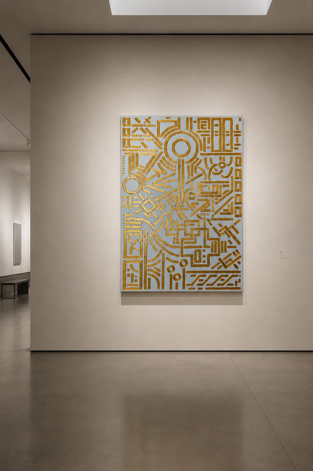 Entropy: Gold on white 2