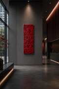 Entropy: Black on neon red 1