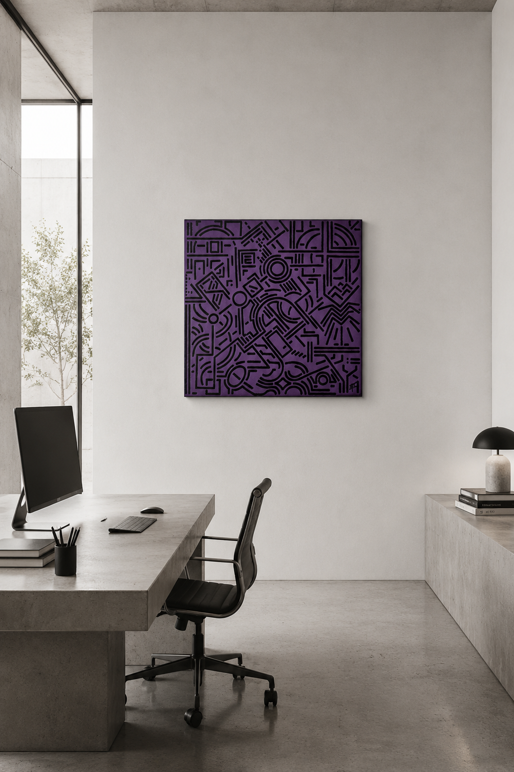 Entropy: Purple on purple 1