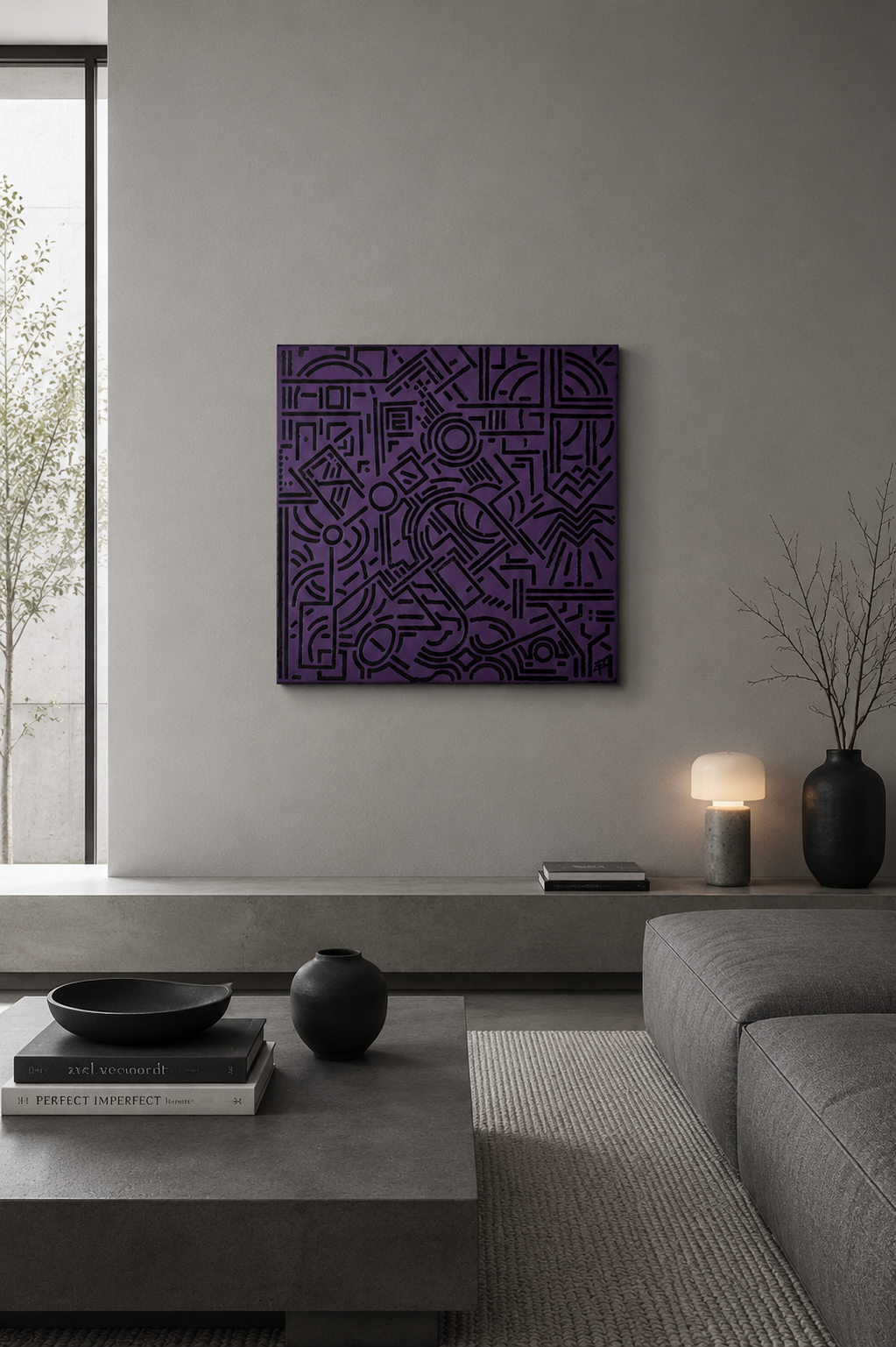 Entropy: Purple on purple 1