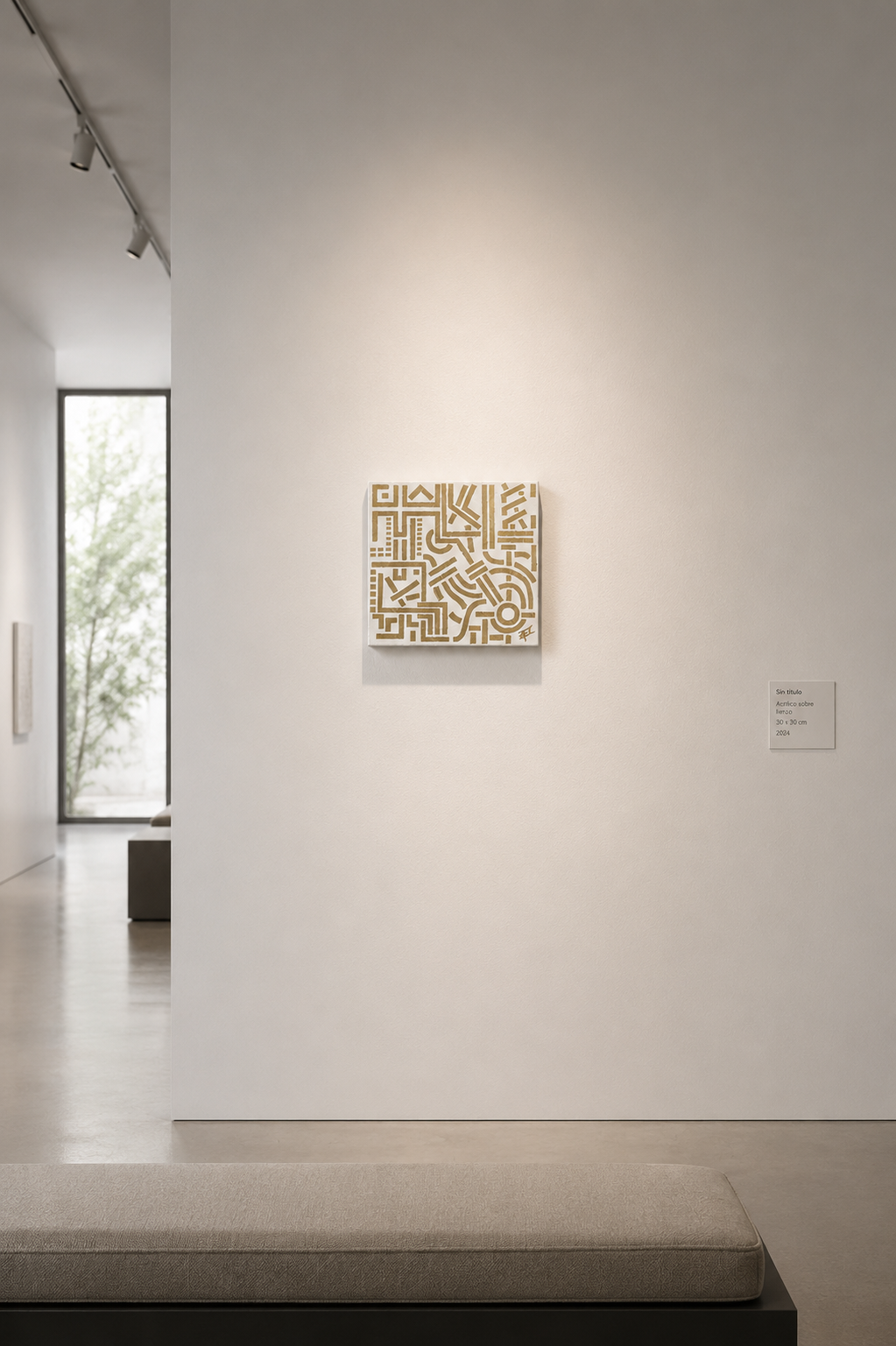 Entropy: Gold on white 1