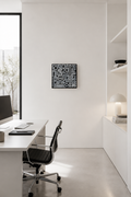 Entropy: White on black 1