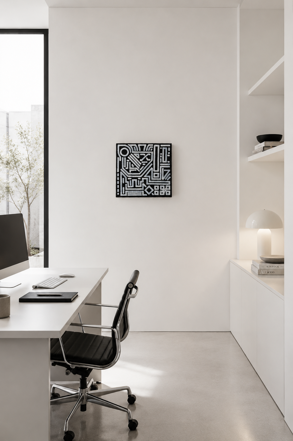 Entropy: White on black 1