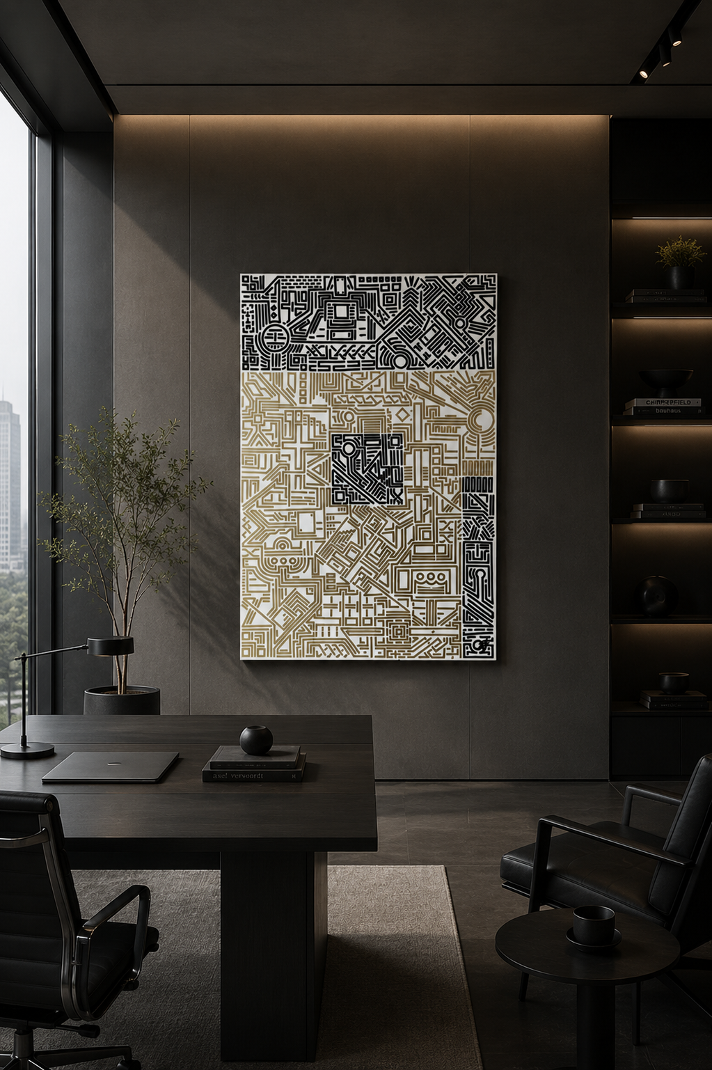 Entropy: Gold and black 1
