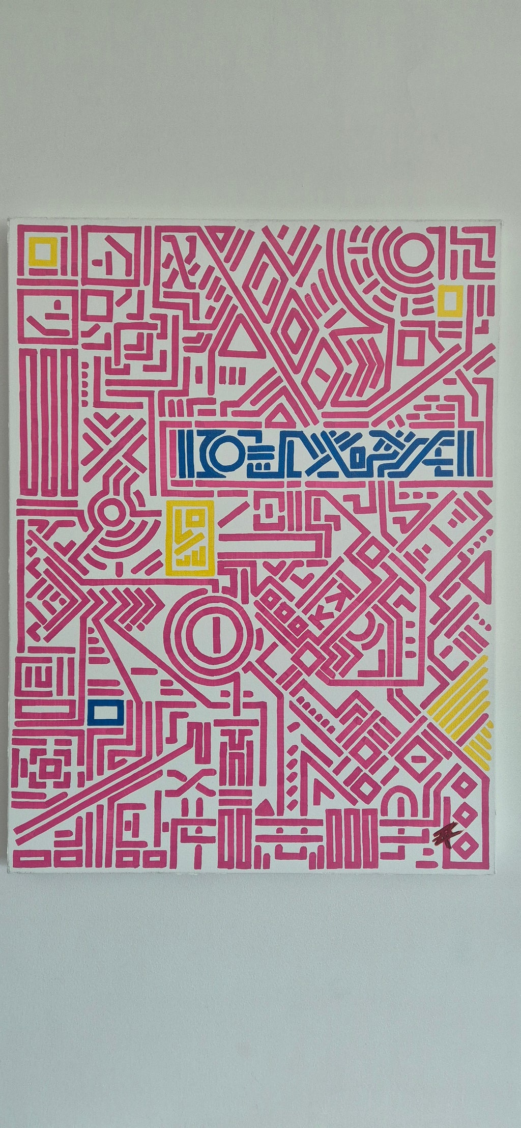 Entropy: Blue, pink and yellow 2