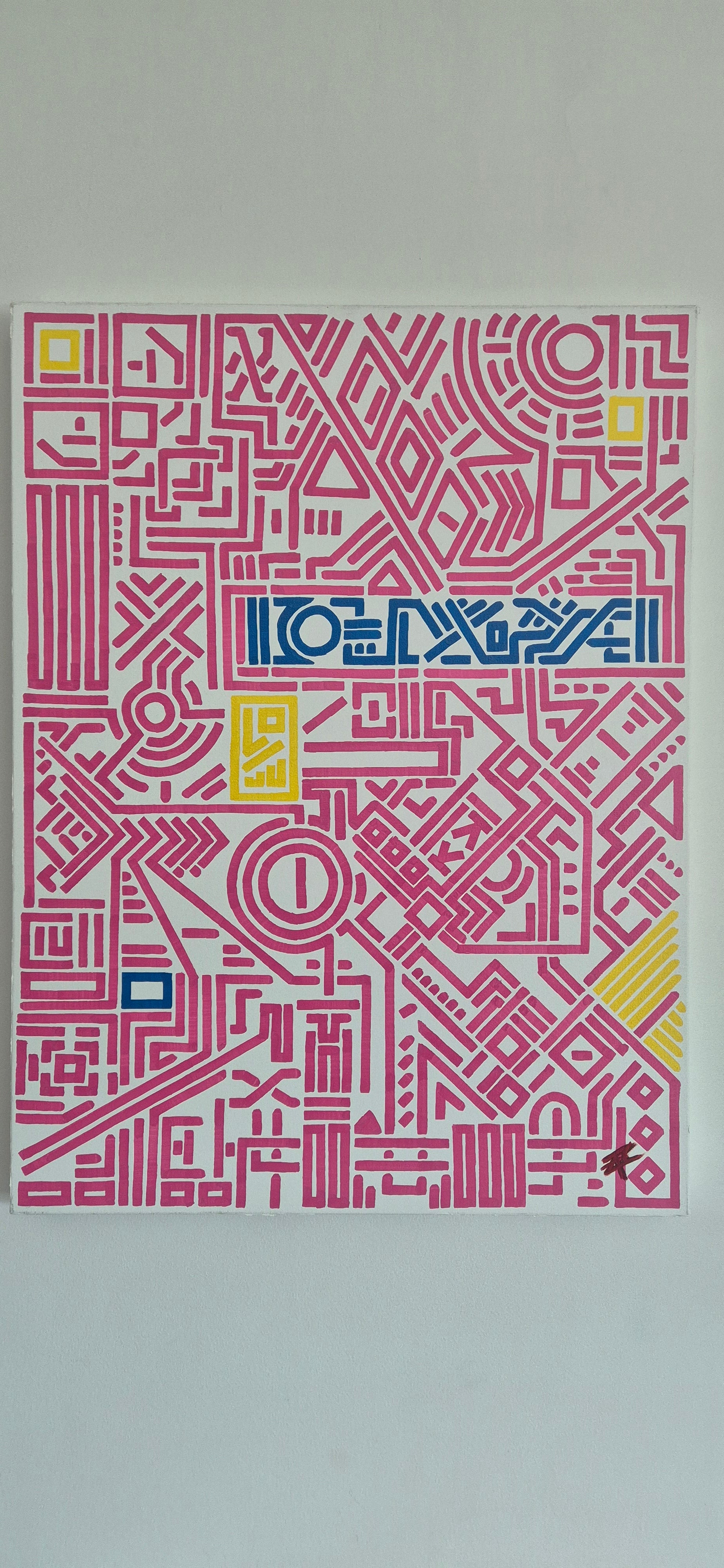 Entropy: Blue, pink and yellow 2