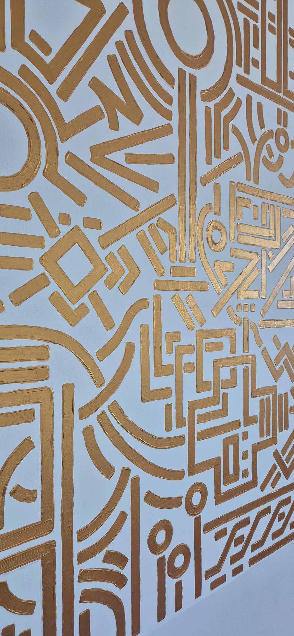 Entropy: Gold on white 2