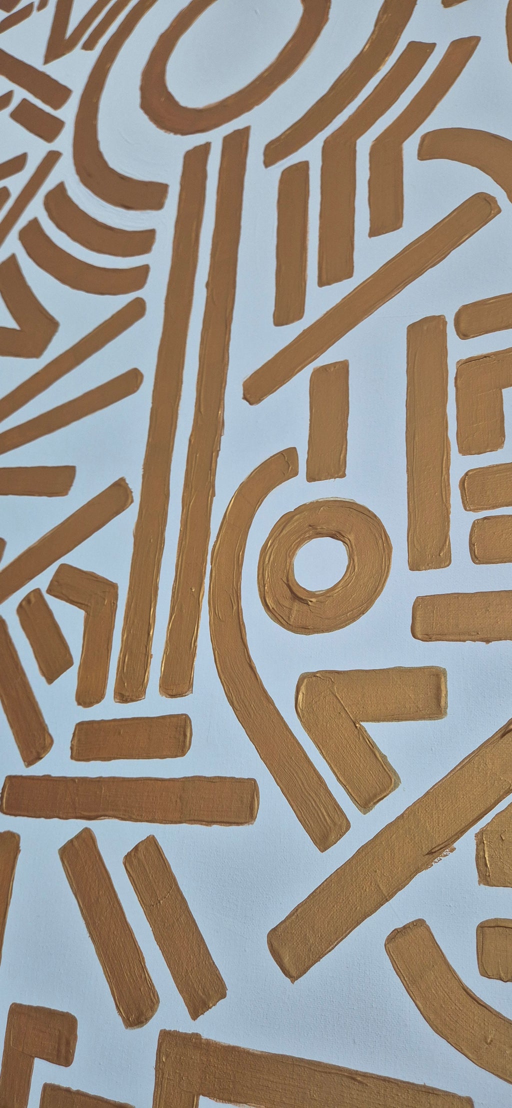 Entropy: Gold on white 2