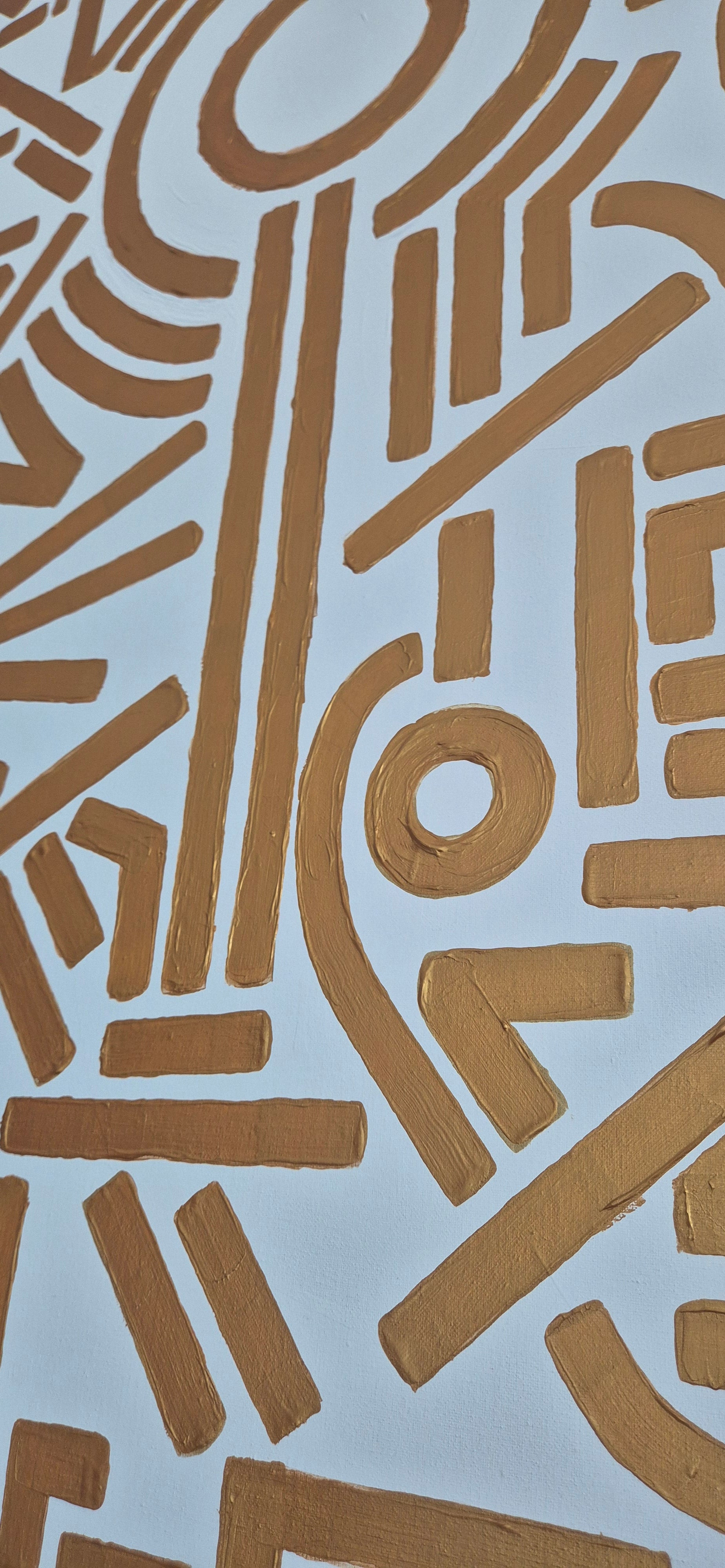 Entropy: Gold on white 2