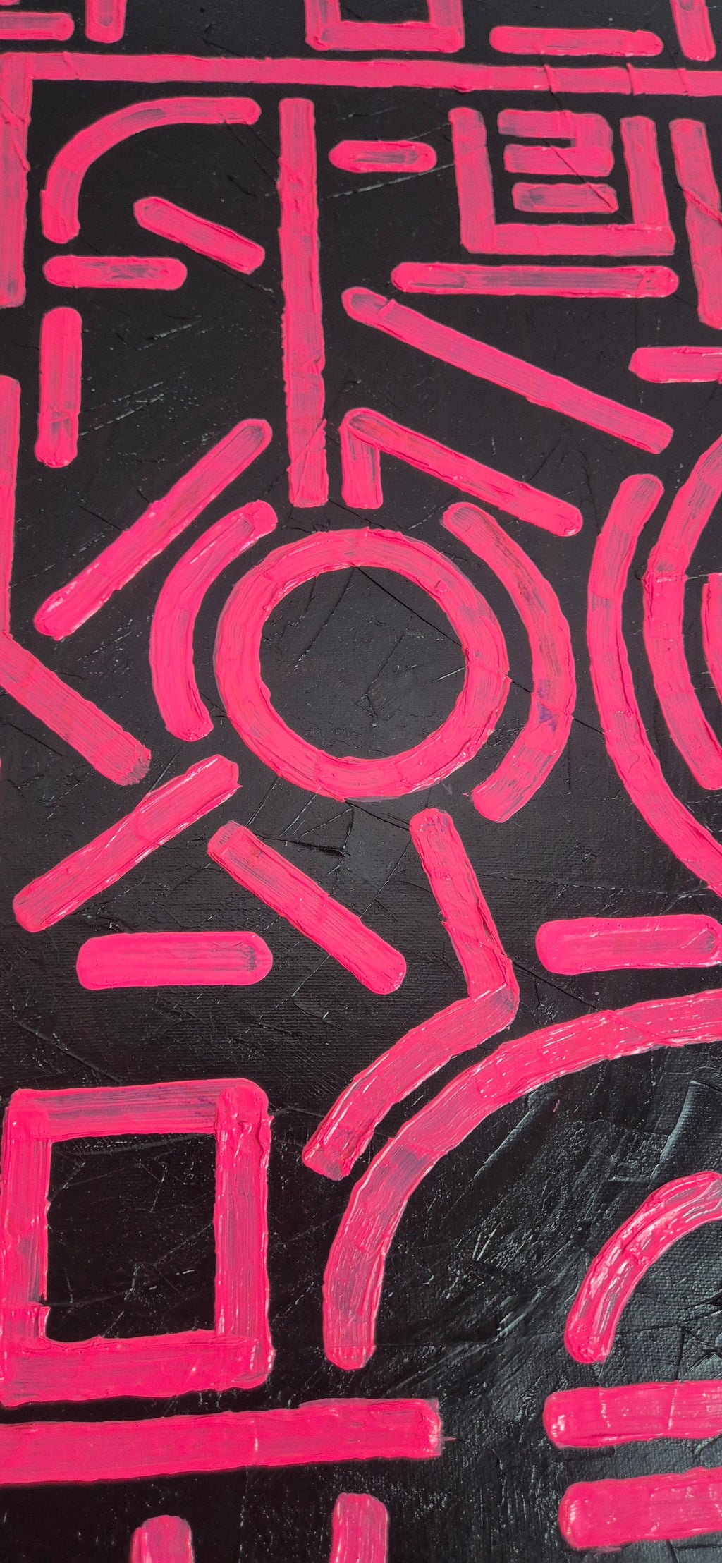 Entropy: Pink on black 1