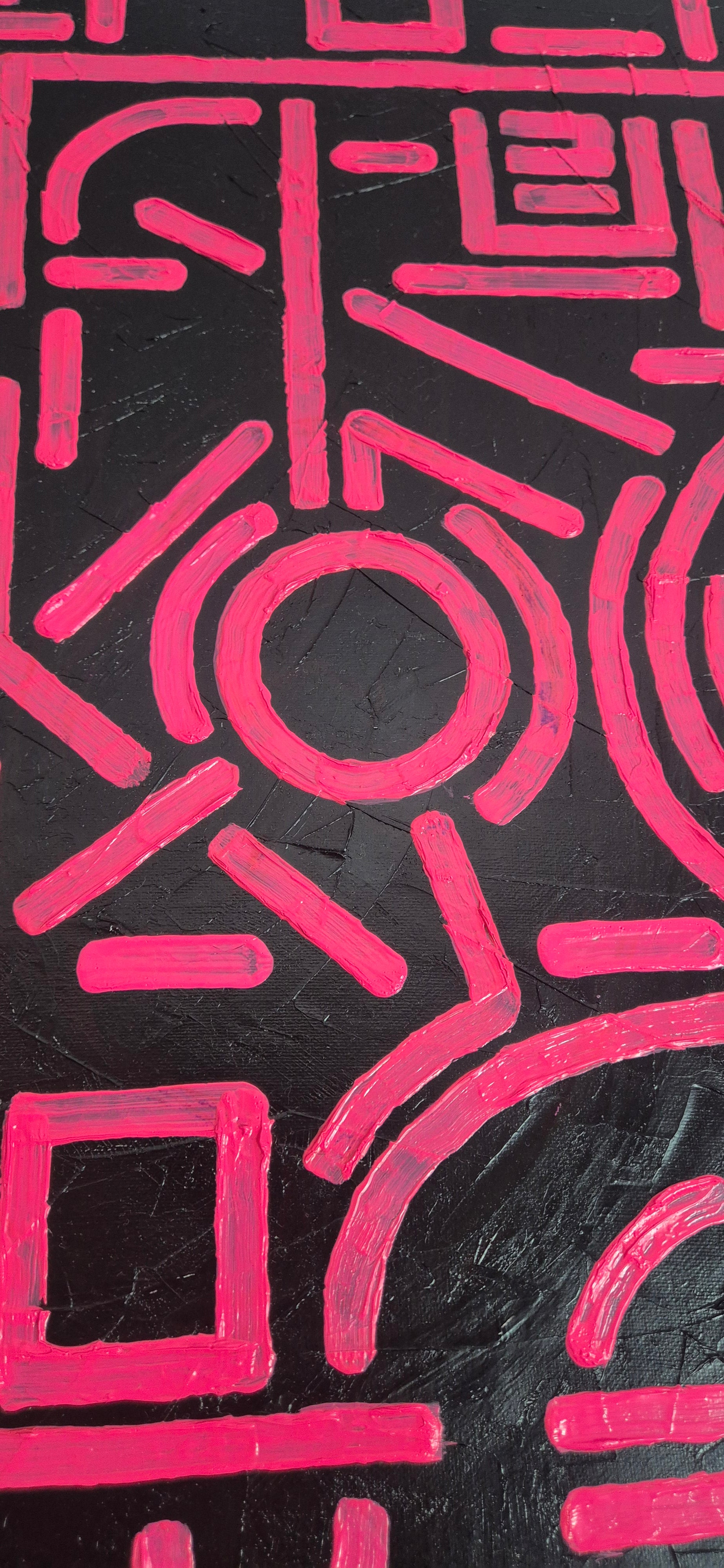 Entropy: Pink on black 1
