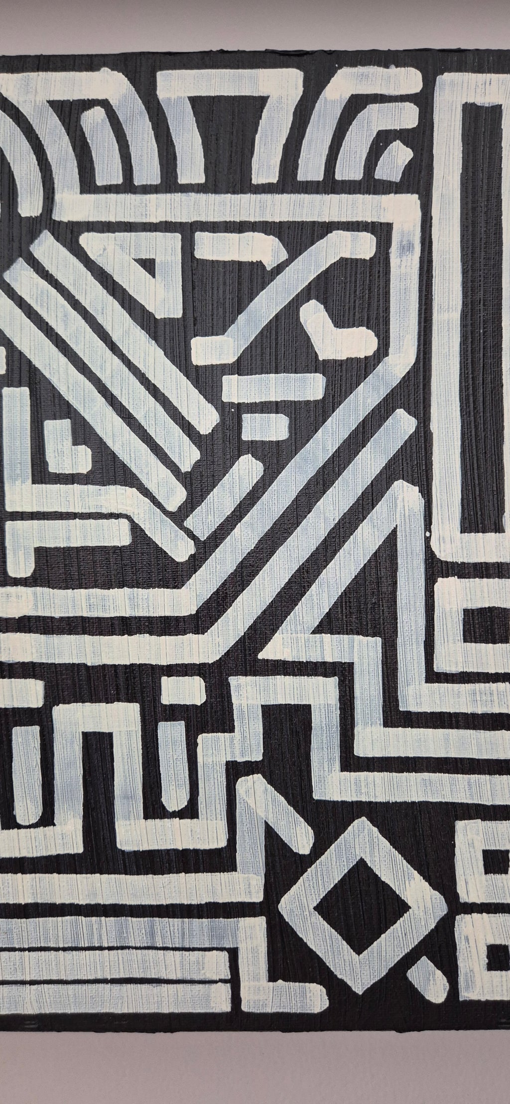 Entropy: White on black 1