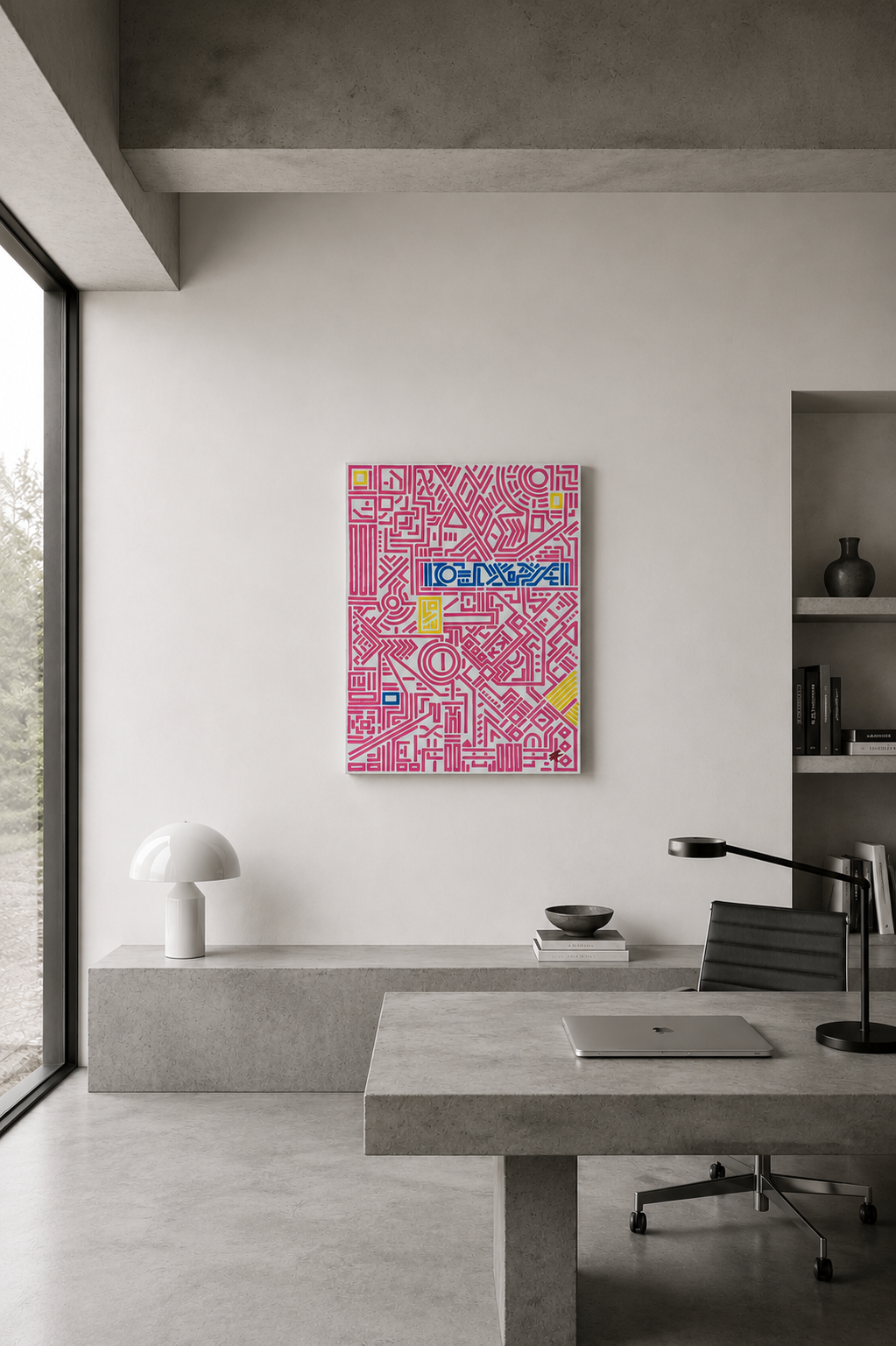 Entropy: Blue, pink and yellow 2