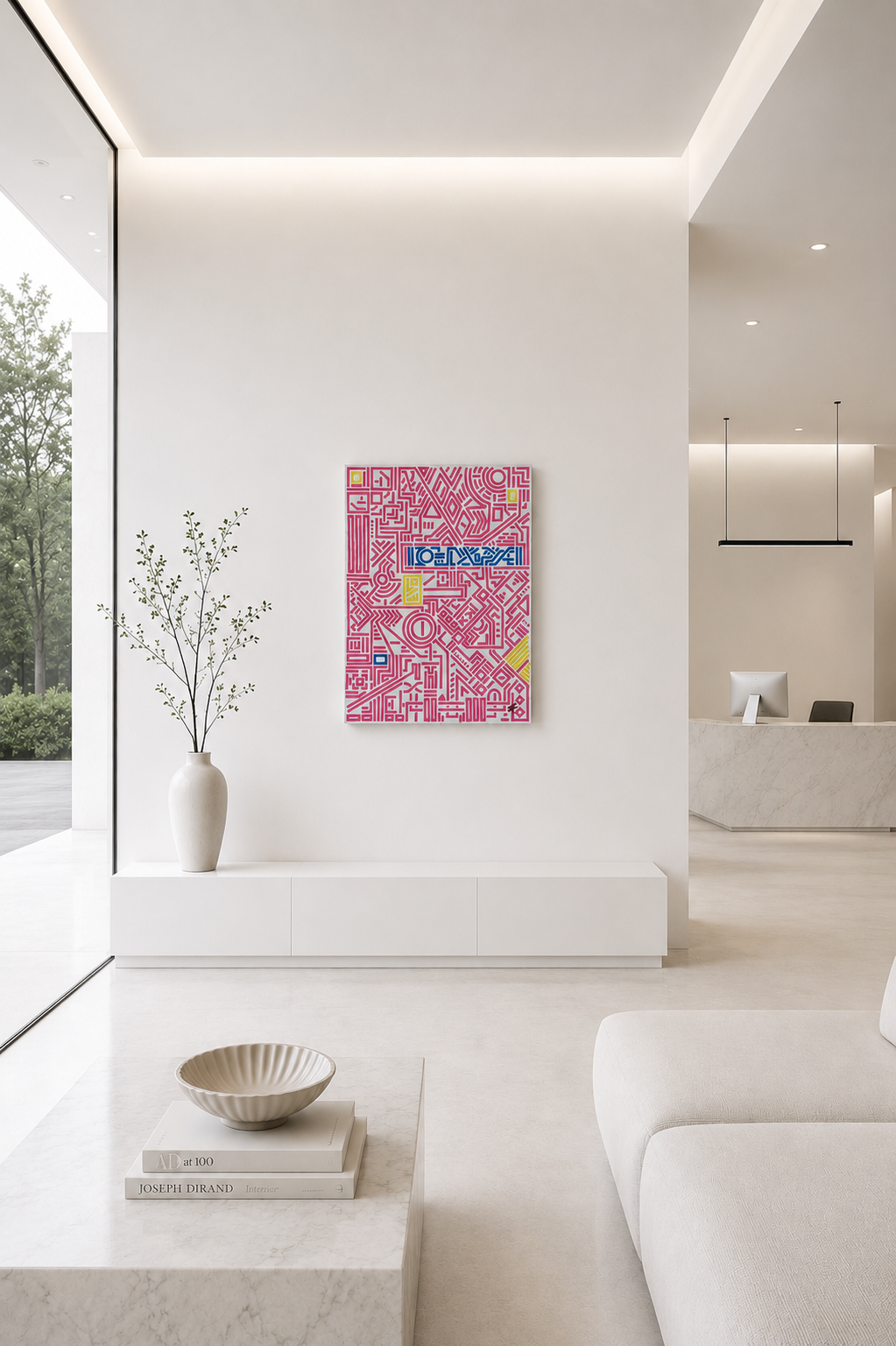 Entropy: Blue, pink and yellow 2