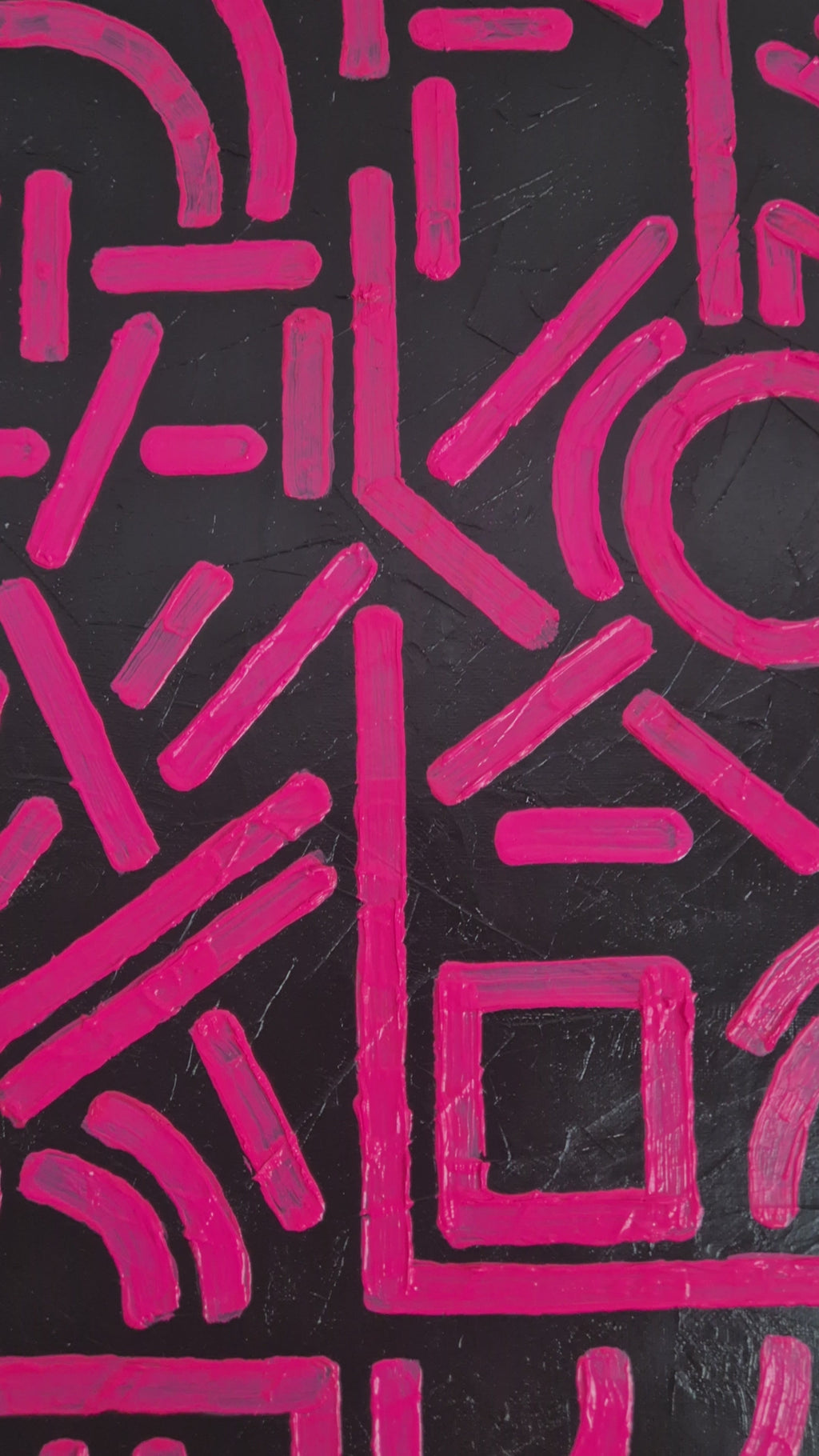 Entropy: Pink on black 1