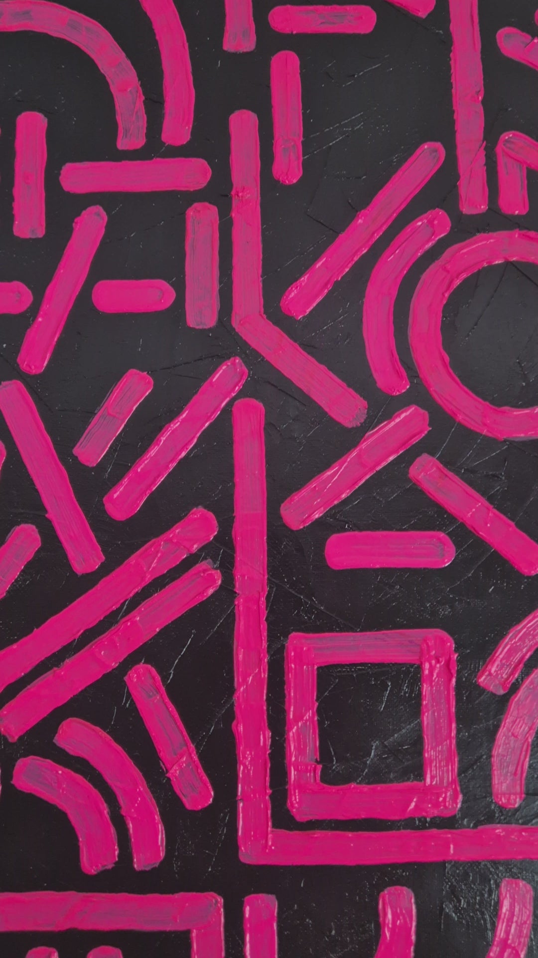 Entropy: Pink on black 1