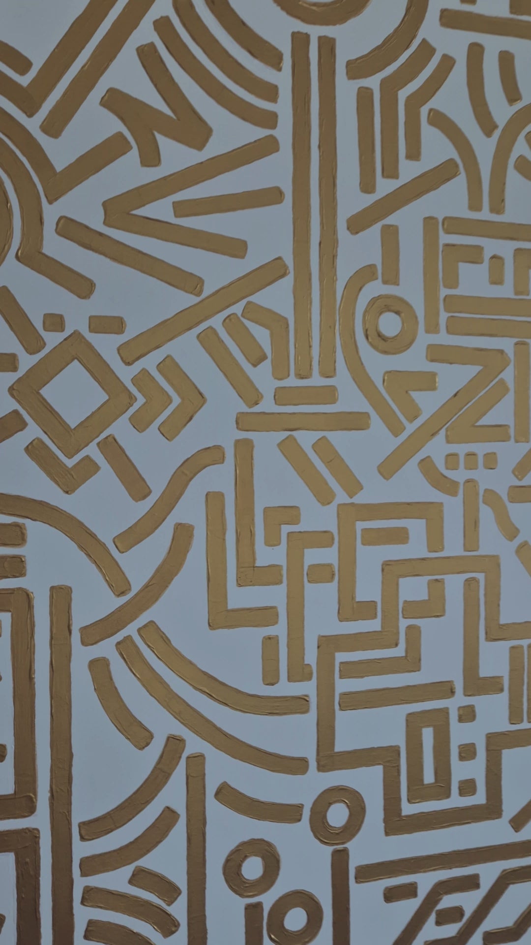 Entropy: Gold on white 2