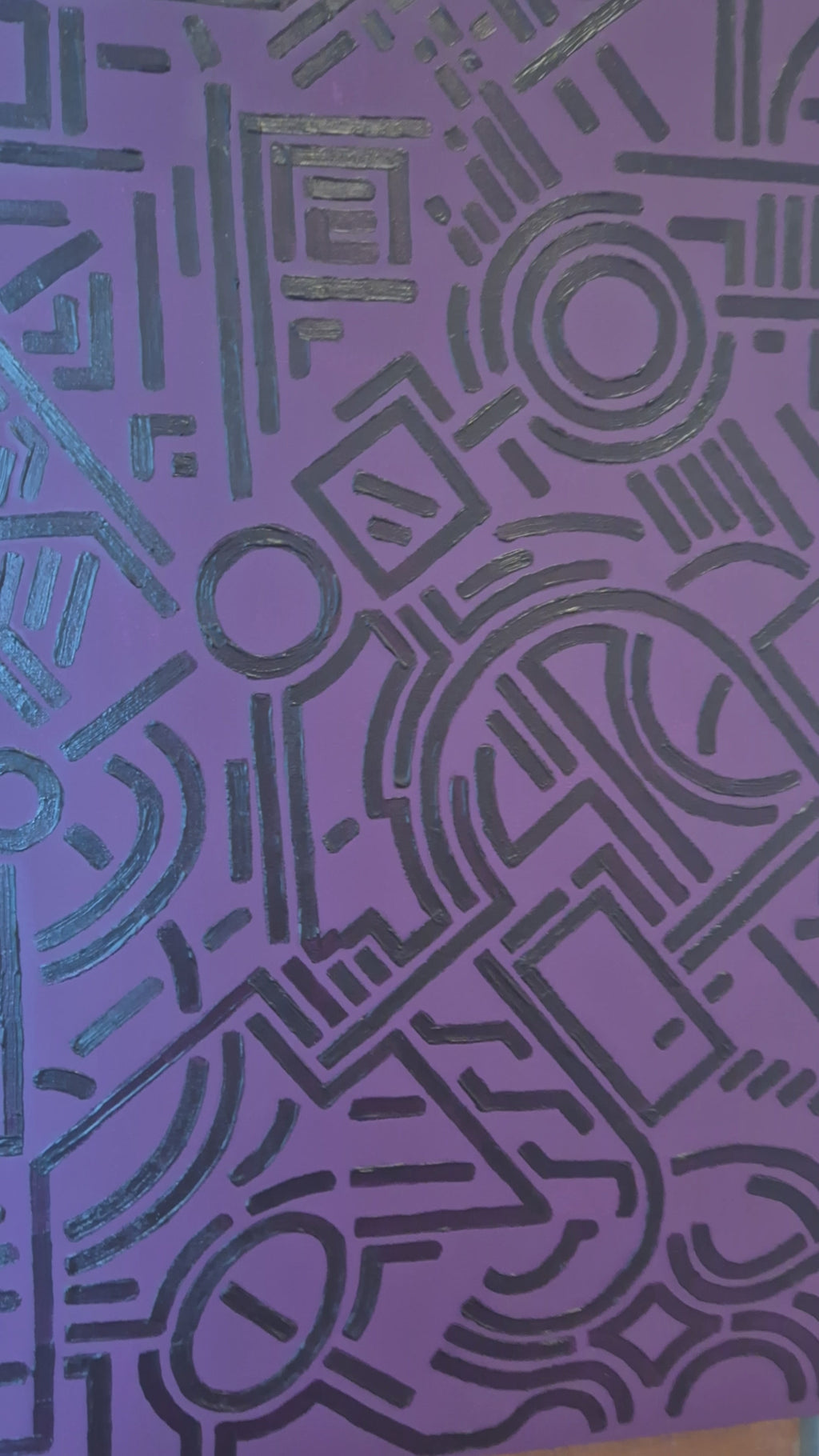 Entropy: Purple on purple 1