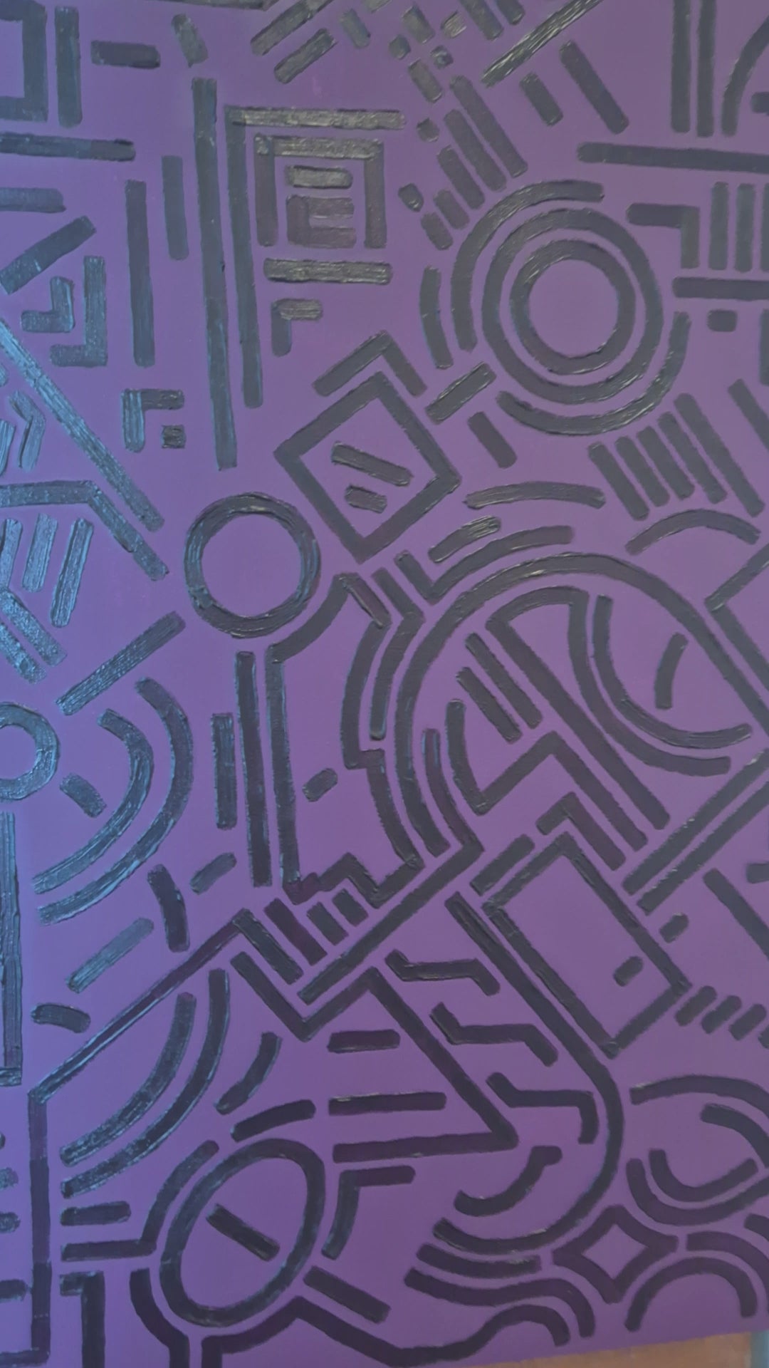 Entropy: Purple on purple 1